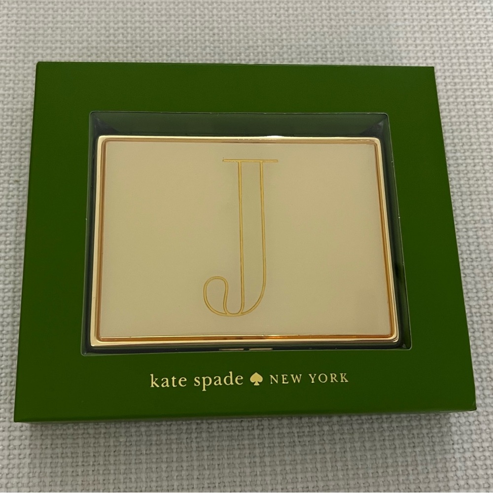 Kate Spade NY Lenox Personalized ID Holder Holder “J”